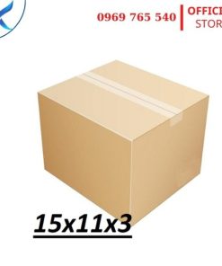 Thùng giấy 3L 15x11x3