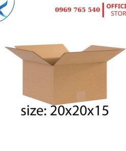 Thùng giấy 3L 20x20x15